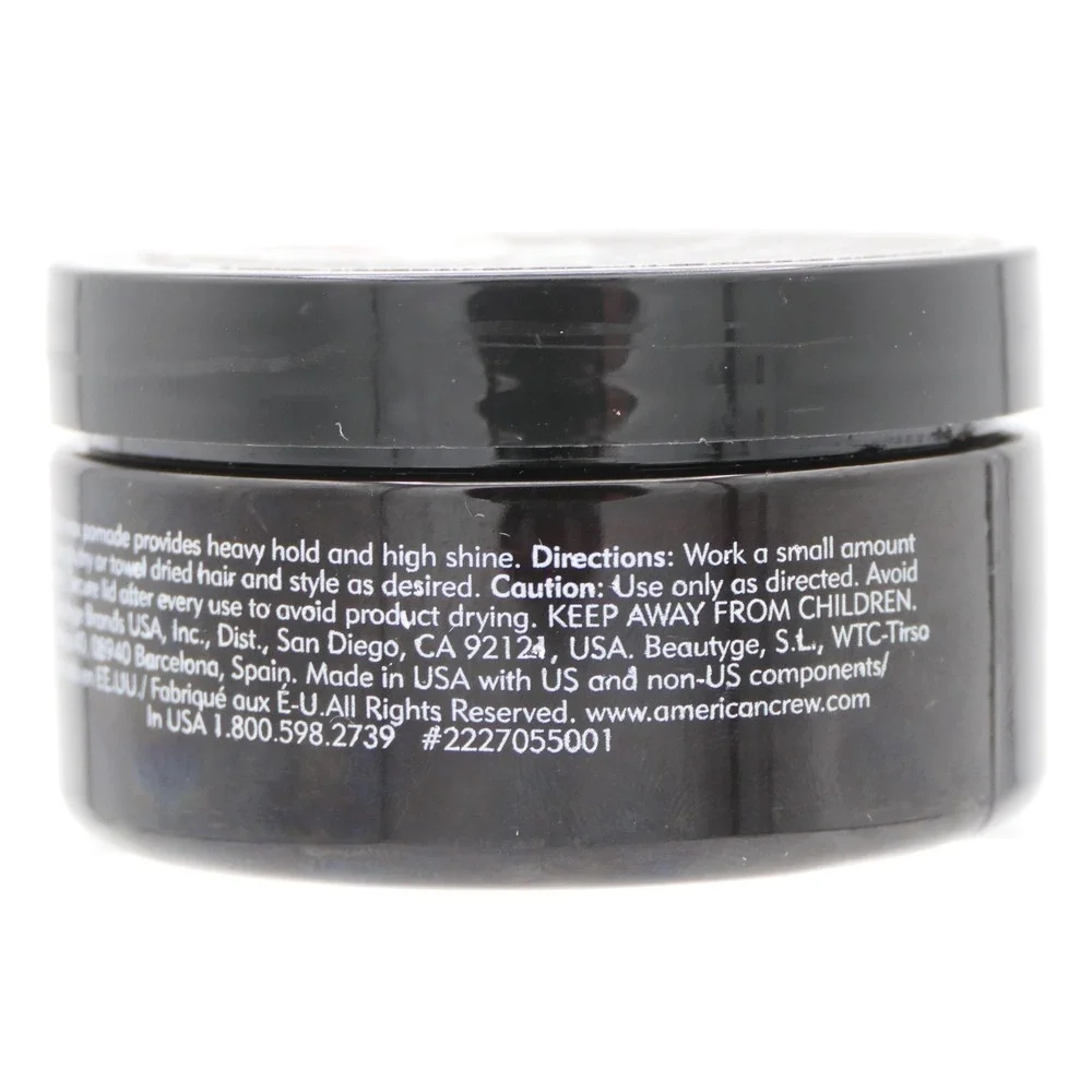 American Crew Men's Heavy Hold Pomade w/ High Shine 3 oz Jar